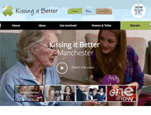 Tablet Screenshot of kissingitbetter.co.uk